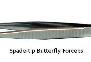 Forceps, spade-tip butterfly